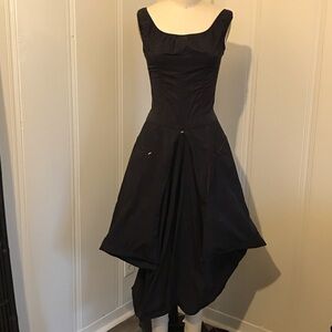 Vintage bebe Black Modular Dress